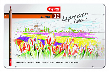 Набор цветных карандашей Expression Colour 36 цветов в металлической упаковке