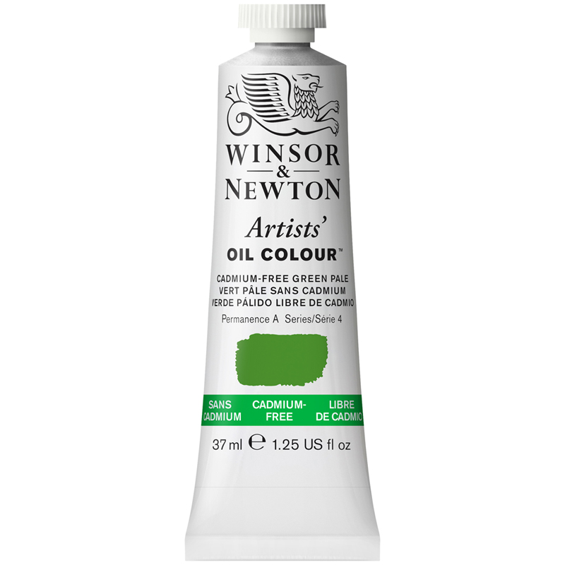 Краска масляная Winsor&Newton Artists' Oil, беcкадмиевый бледно-зеленый
