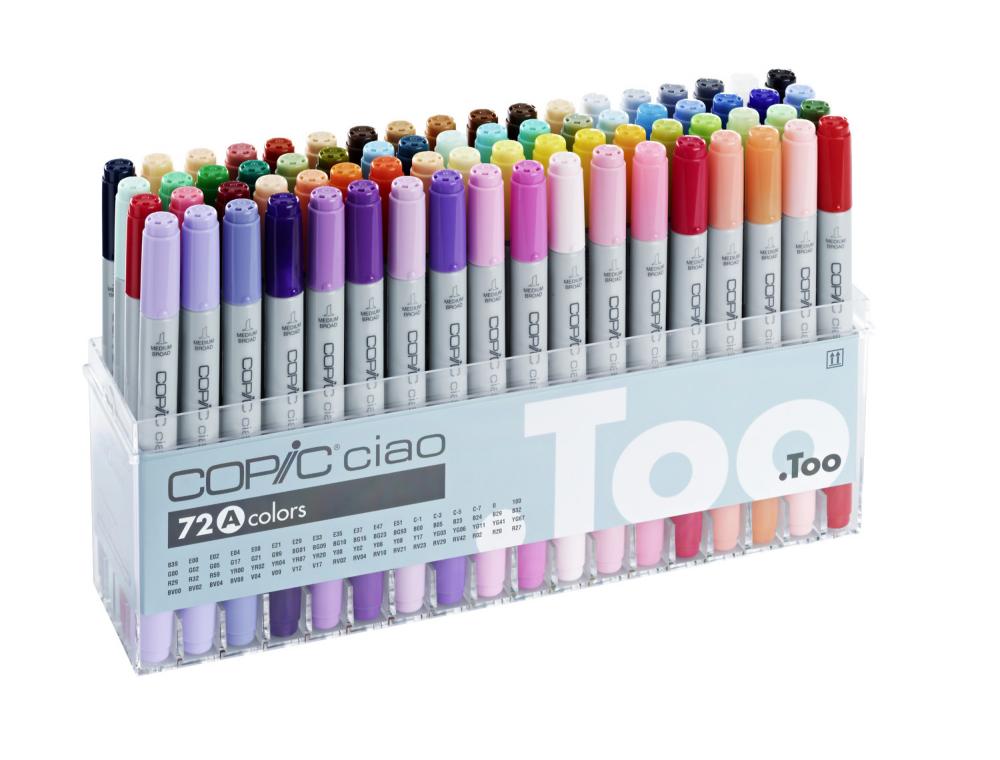 Набор маркеров `COPIC CIAO` Set A/ 72 цвета