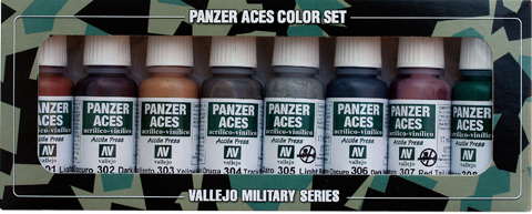Набор №1 Model Color Panzer Aces 8 цв.